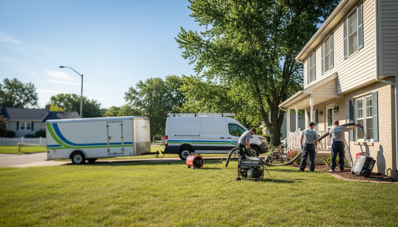 Flooded Basement Restoration And Cleanup With Repair in Cumming, IA near me